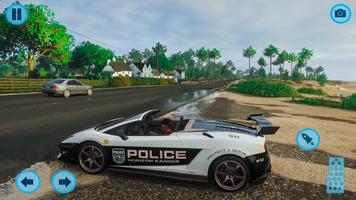 Police Cop Chase Racing Sim Affiche