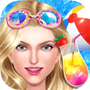 Pool Party Girl - Nail Salon & Dress Up Levels APK