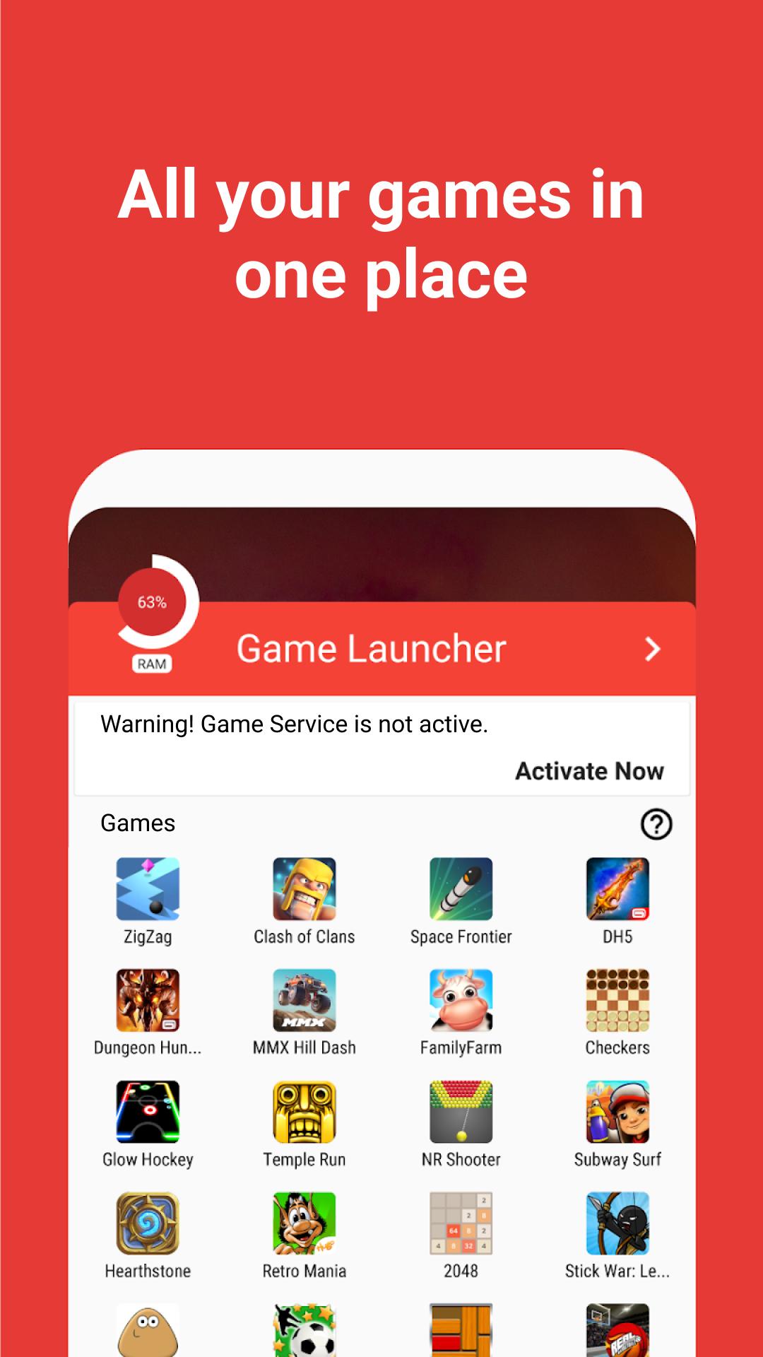 Game booster launcher