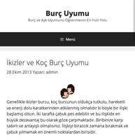 Burç ve Aşk Uyumu Ekran Görüntüsü 1