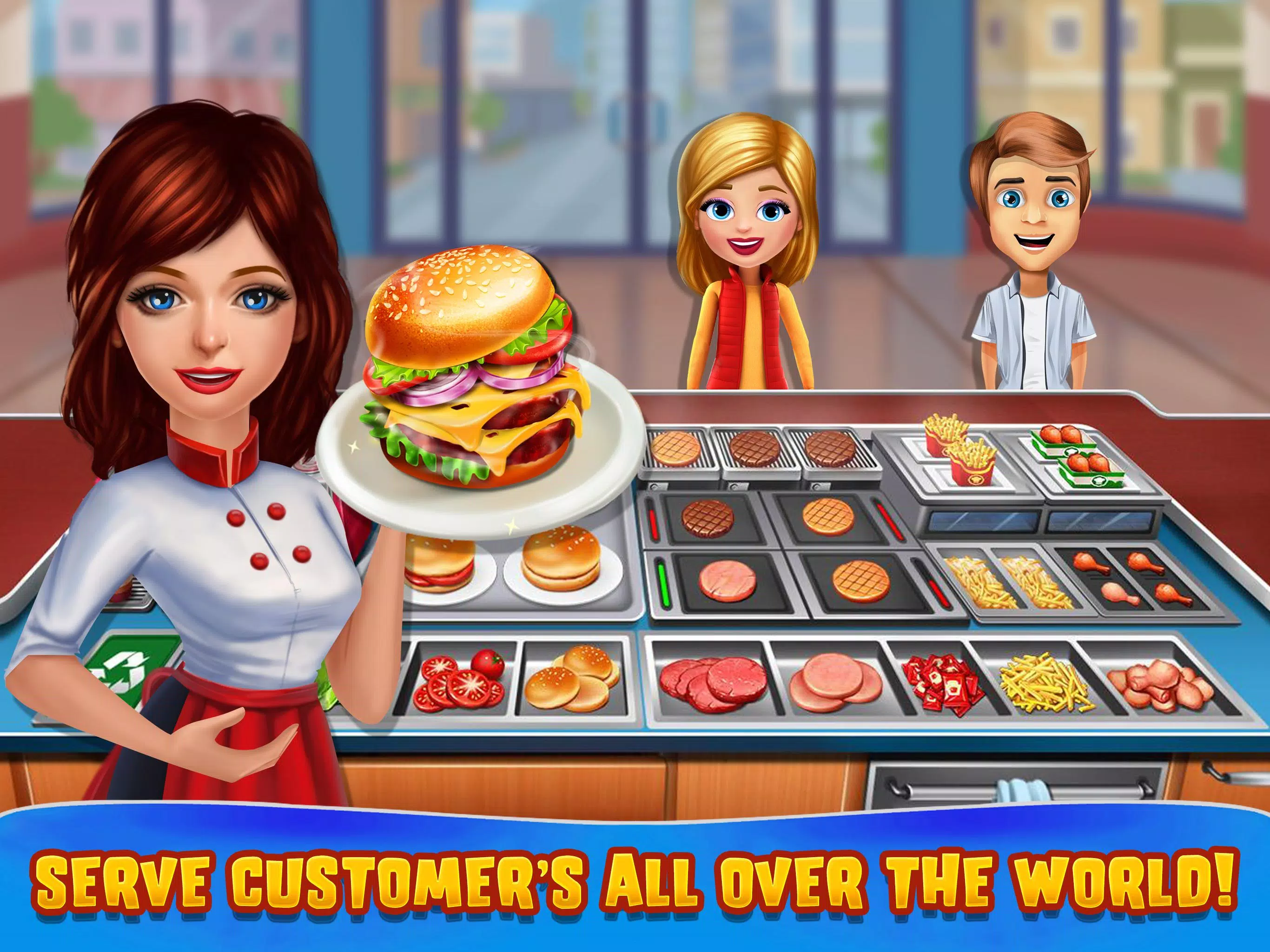 Download do APK de Mercado Do Chef-Jogo De Comida para Android