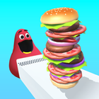 Burger Race - 3D Running Game آئیکن