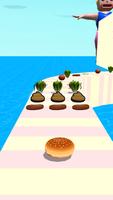 Burger Race - 3D Running Game syot layar 1