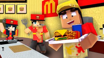 Fast Food Mod for Minecraft Affiche