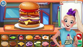 Jojo Siwa Chef Burger スクリーンショット 1