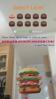 Burger Stack Maker (AR) capture d'écran 1