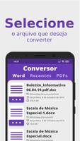 Word para PDF - Conversor de Documentos poster