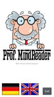Prof. MindReader Gedankenleser Plakat