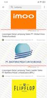 برنامه‌نما Bursa Kerja Lampung عکس از صفحه