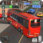 Euro City Coach Bus Driving 3D آئیکن