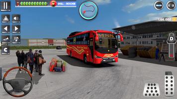 Euro City Coach Bus Driving 3D ポスター