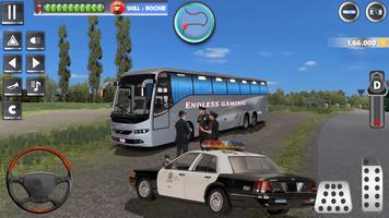 Euro City Coach Bus Driving 3D اسکرین شاٹ 2