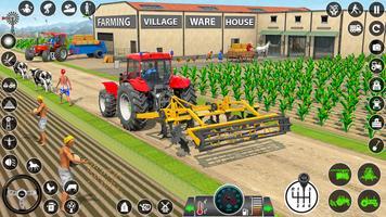 Poster Farming Games: Tractor Driving