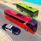 City Bus Racing Games 3D icône