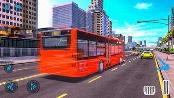 City Bus Racing Games 3D Affiche