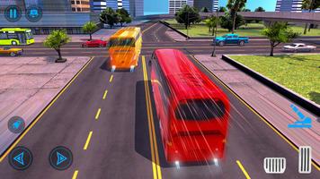 City Bus Racing Games 3D capture d'écran 1