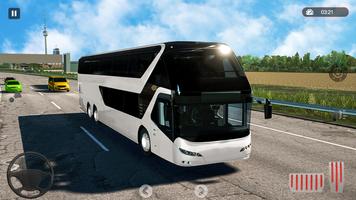 Bus driver simulator Bus games Cartaz