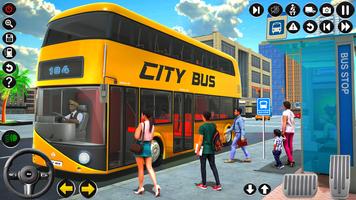 Passenger Bus Driving Games 3D plakat