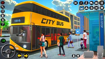 Passenger Bus Driving Games 3D پوسٹر