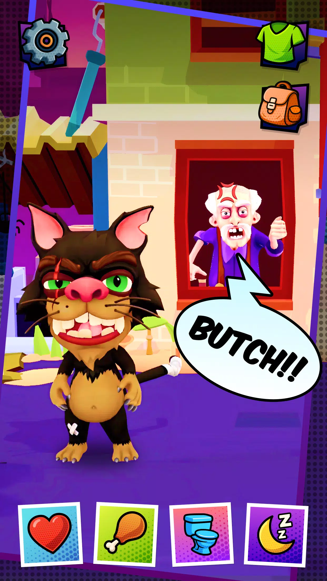 Butch the Cat: Pet Care Games