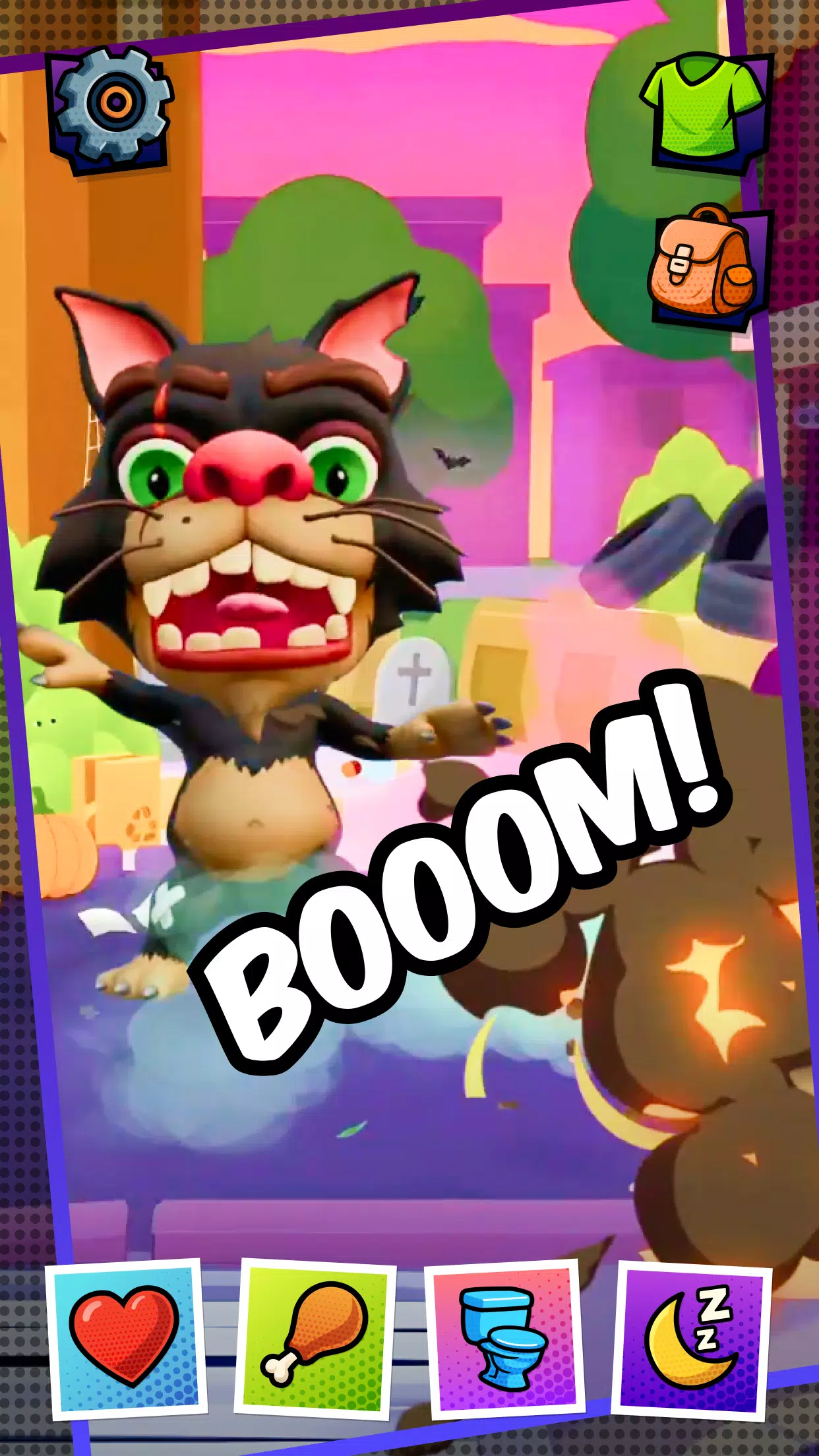 Butch the Cat: Pet Care Games