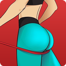 kont workout: gemakkelijke heup, buit, butocks-APK