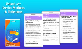 Unlock Codes For Phone Guide poster