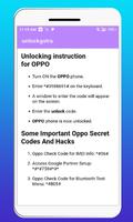 Unlock Codes For Phone Guide screenshot 3