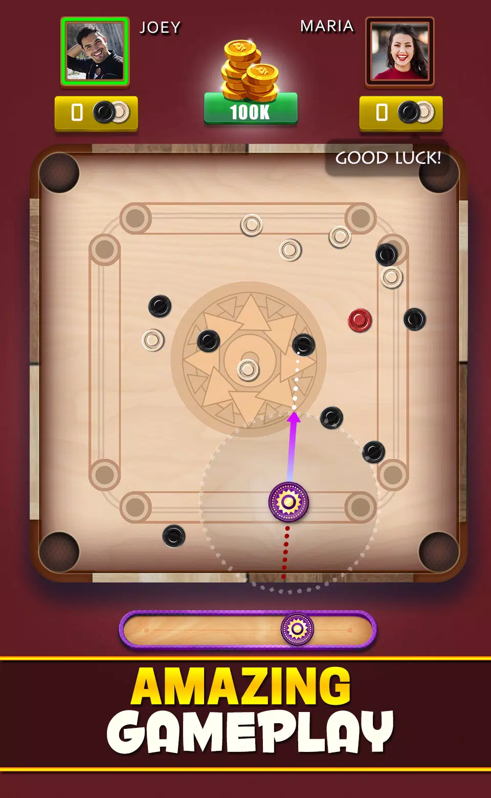 Carrom board game - Carrom online multiplayer para Android - Download