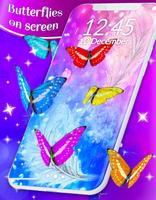 Real Butterflies on Screen الملصق