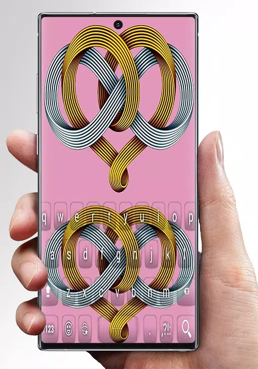 Clavier Symbole de l'infini doré APK pour Android Télécharger