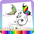 APK butterfly coloring book