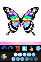 برنامه‌نما butterfly coloring book عکس از صفحه