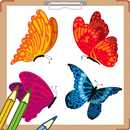 Buku Mewarnai Kupu-Kupu Kawaii APK