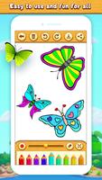 Butterfly Coloring Book Pages capture d'écran 2
