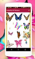 Butterfly Gif Stickers capture d'écran 1