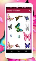 Butterfly Gif Stickers capture d'écran 3