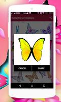 Butterfly Gif Stickers capture d'écran 2