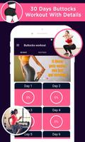 Buttocks workout Poster