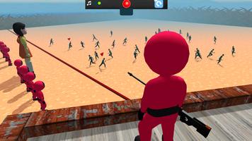 Squid Sniper Shooter Challenge Ekran Görüntüsü 1