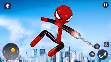 Spider Stickman Rope: Hero Man screenshot 1