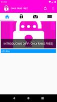 ONLY FANS FREE الملصق