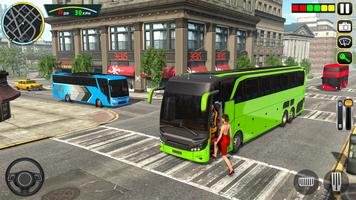 Coach Bus Driving Games Sim 3d स्क्रीनशॉट 2