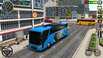 Coach Bus Driving Games Sim 3d स्क्रीनशॉट 3