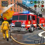 Fire Truck Rescue Sim Games 3d