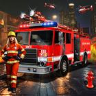 Fire Truck Rescue Sim Games 3d simgesi