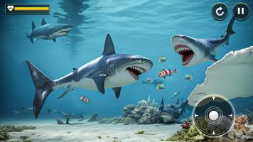 Angry White Shark Games 3d capture d'écran 3