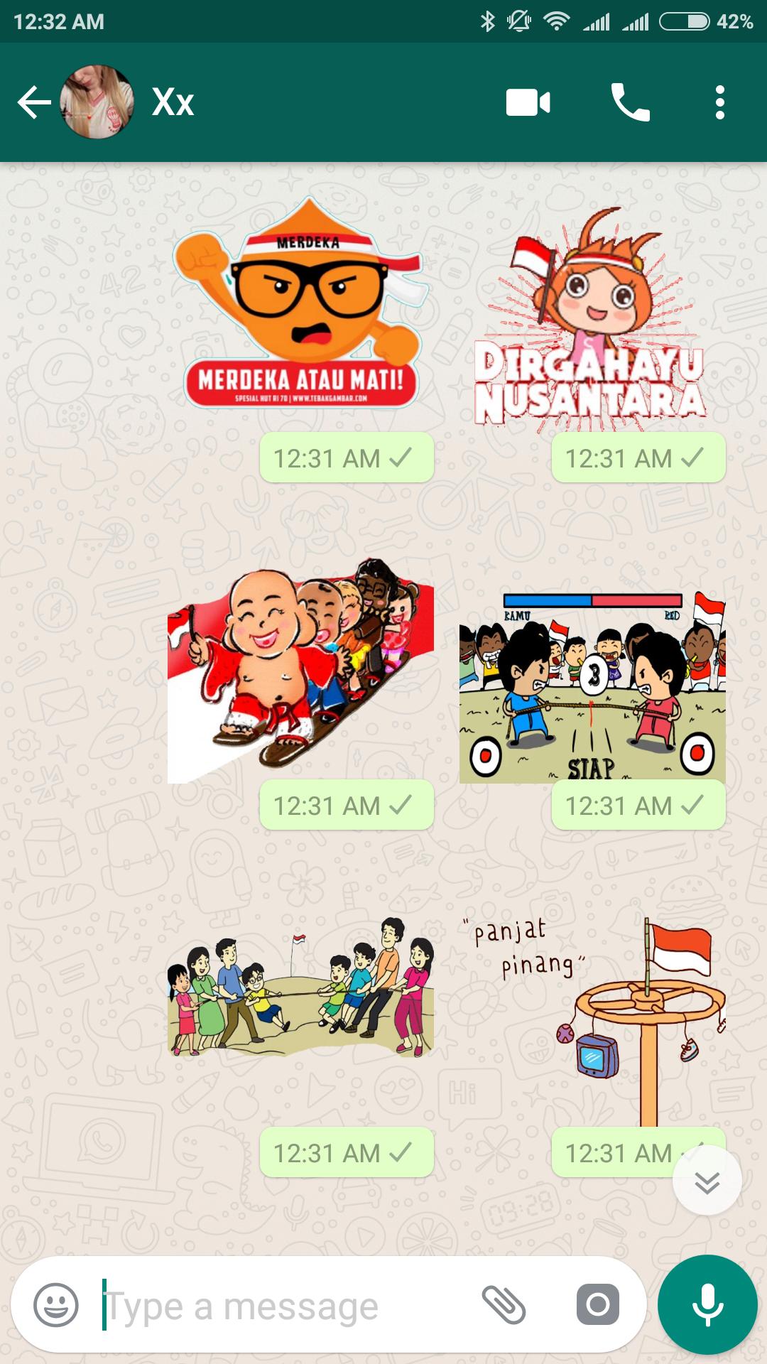 Wa Sticker Indonesia Merdeka Hut Ri 17 Agustus For Android Apk
