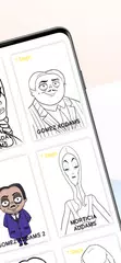 How to draw Wednesday Addams XAPK 下載