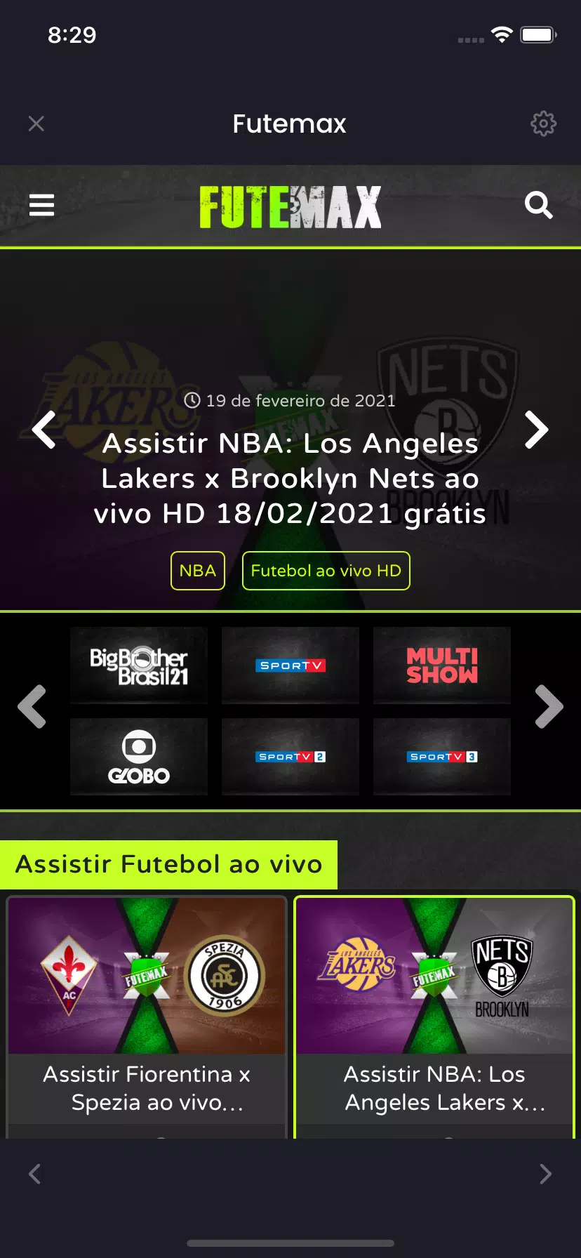 Multicanais Futebol Ao Vivo APK pour Android Télécharger